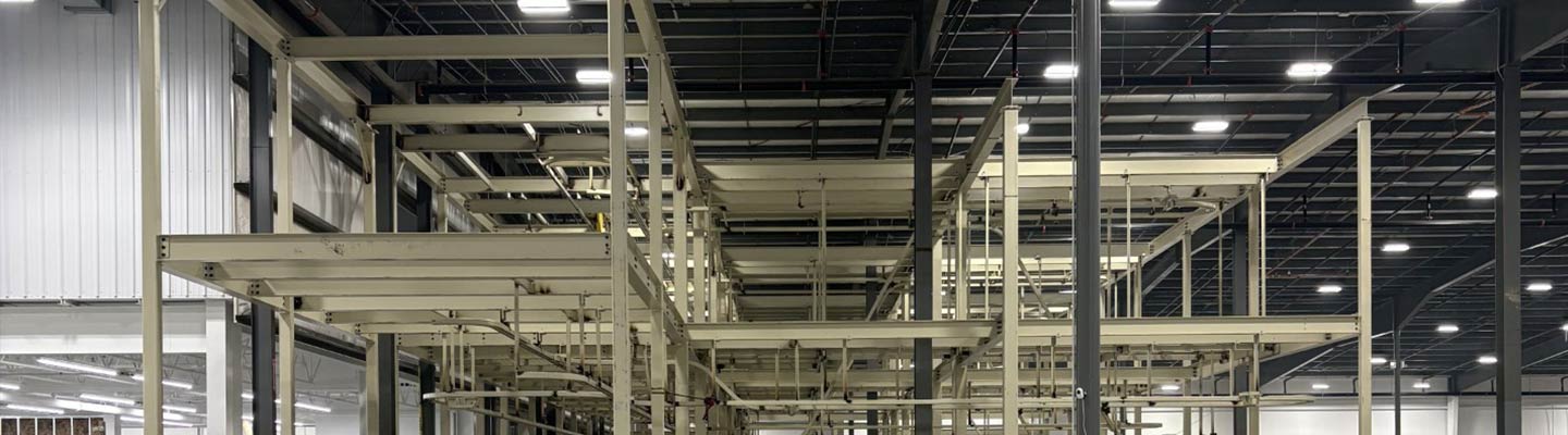 interior of building under construction
