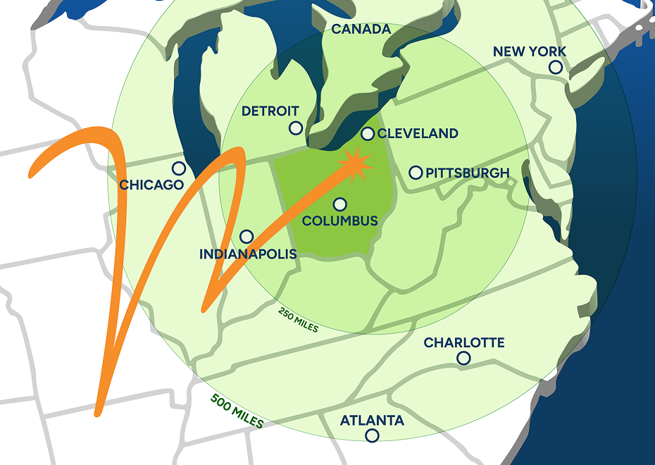 Wayne County, OH location map